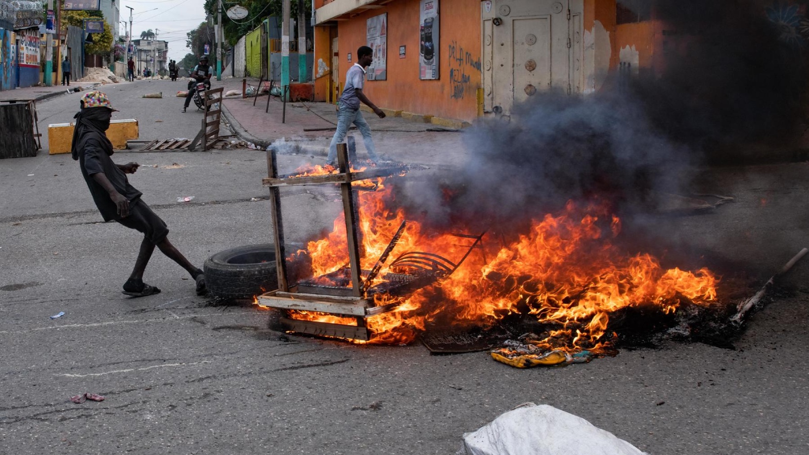 Protestas en Haití