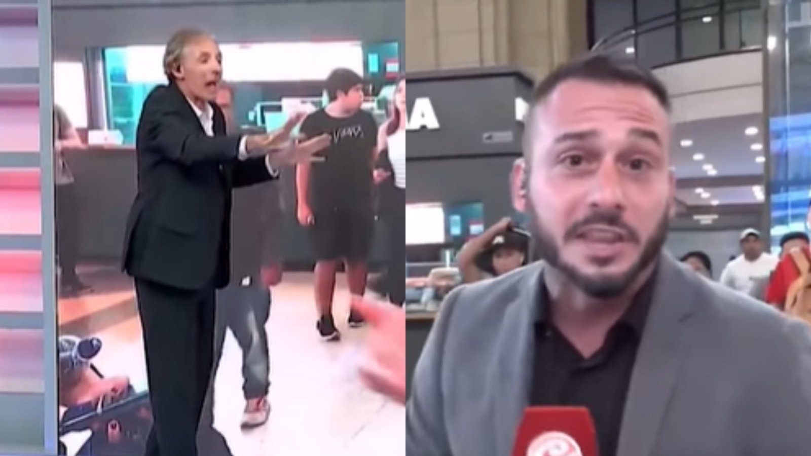 "No me alcanza": Reportero es despedido tras desquitarse en vivo con conductor de TV