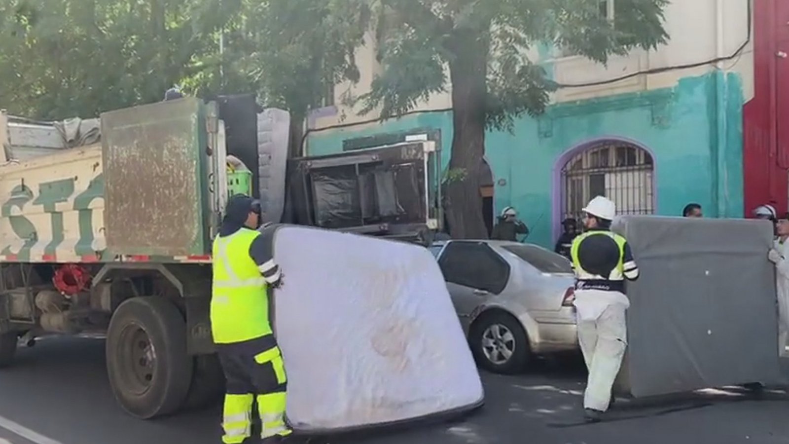 Desalojo en casa de Barrio yungay