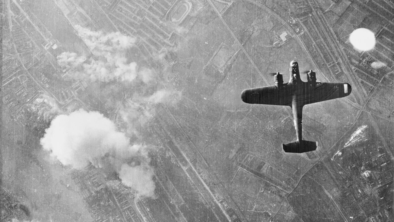 Avión alemán en la Segunda Guerra Mundial.