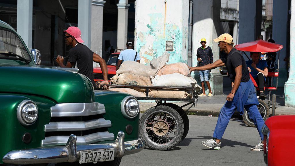 Un día normal en el centro de La Habana