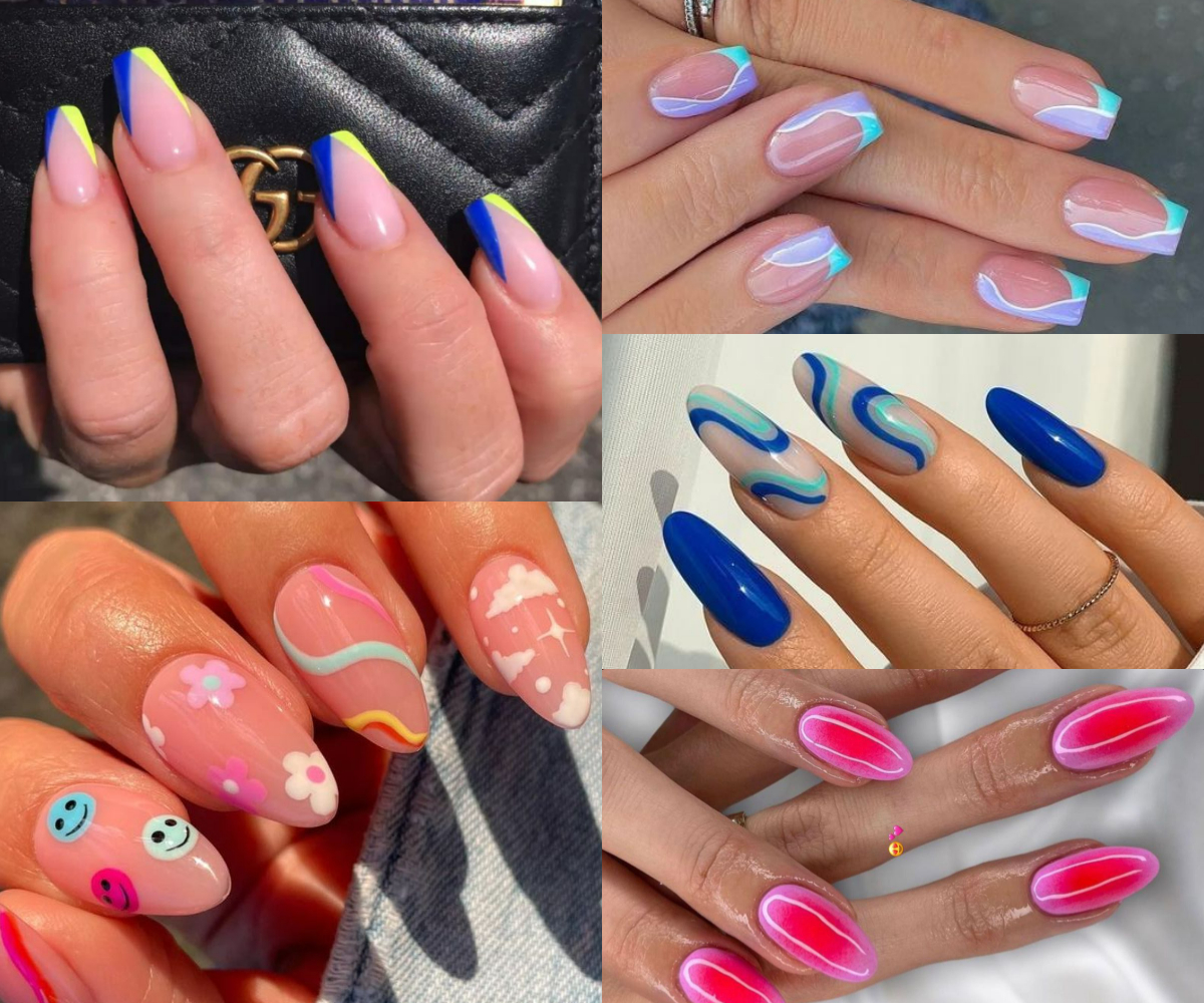 Uñas de gel en colores tendencia