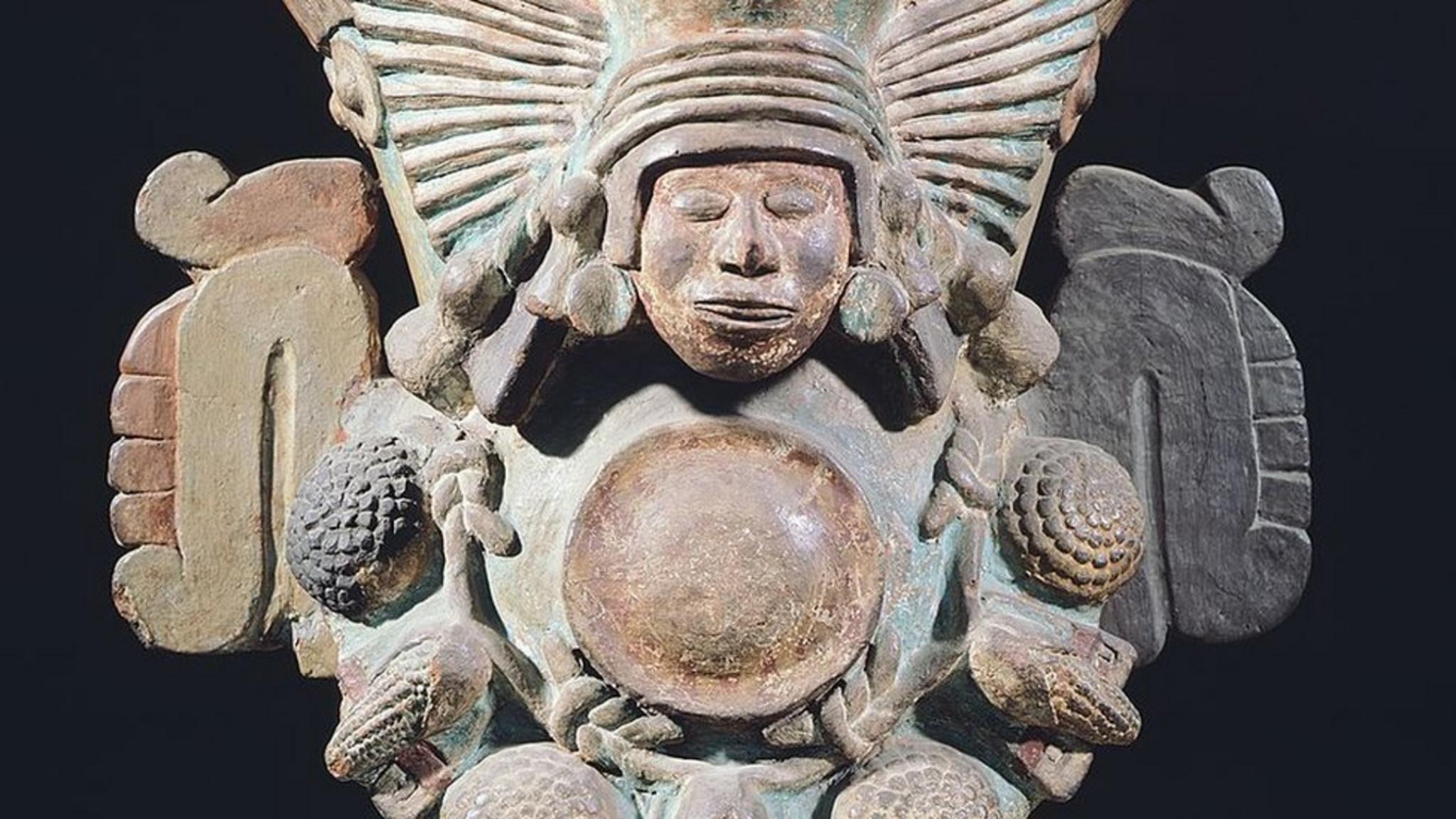 Una figura azteca.