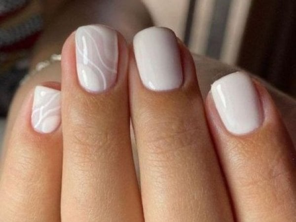Manicura blanca
