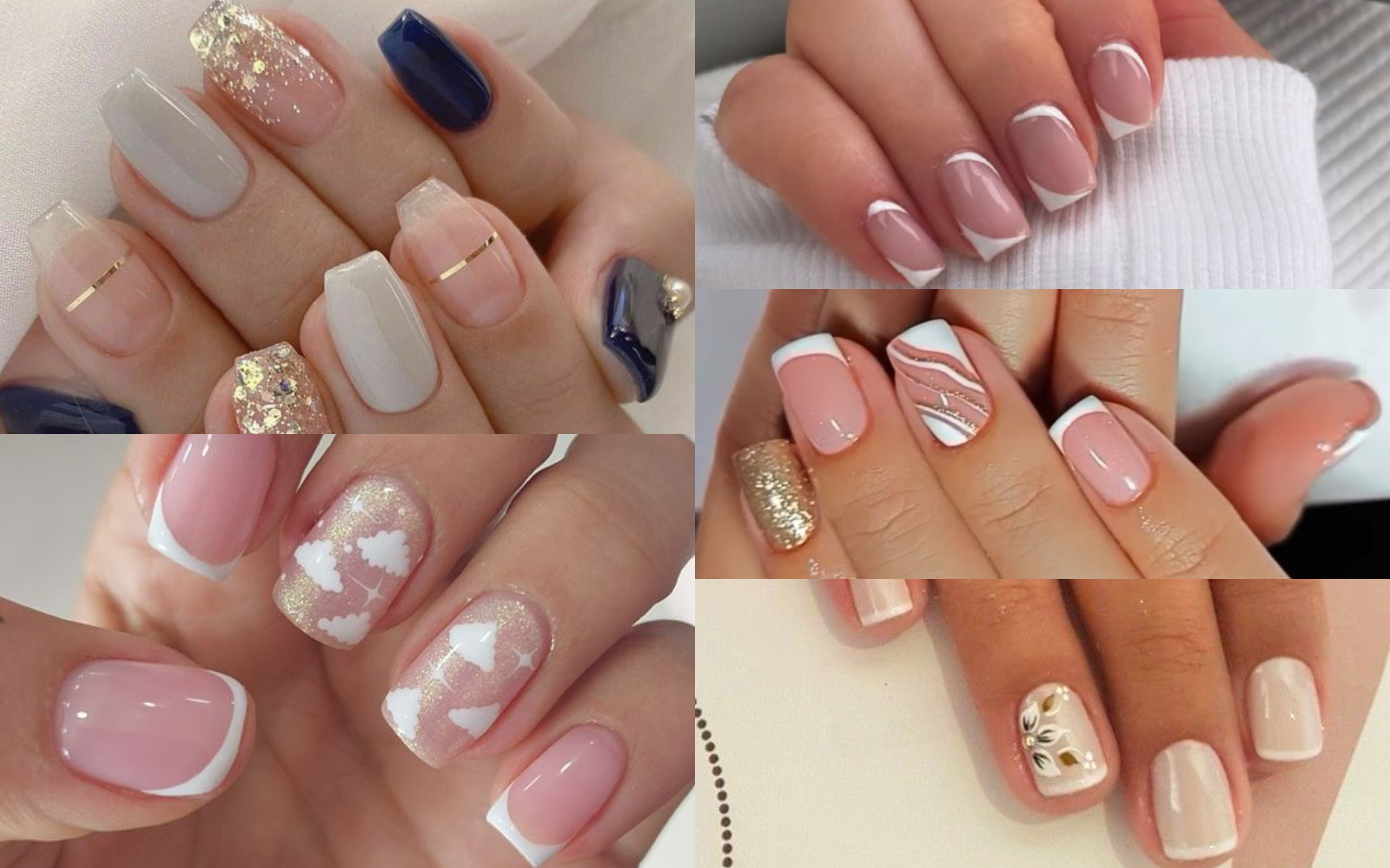 Uñas con transparencia 1