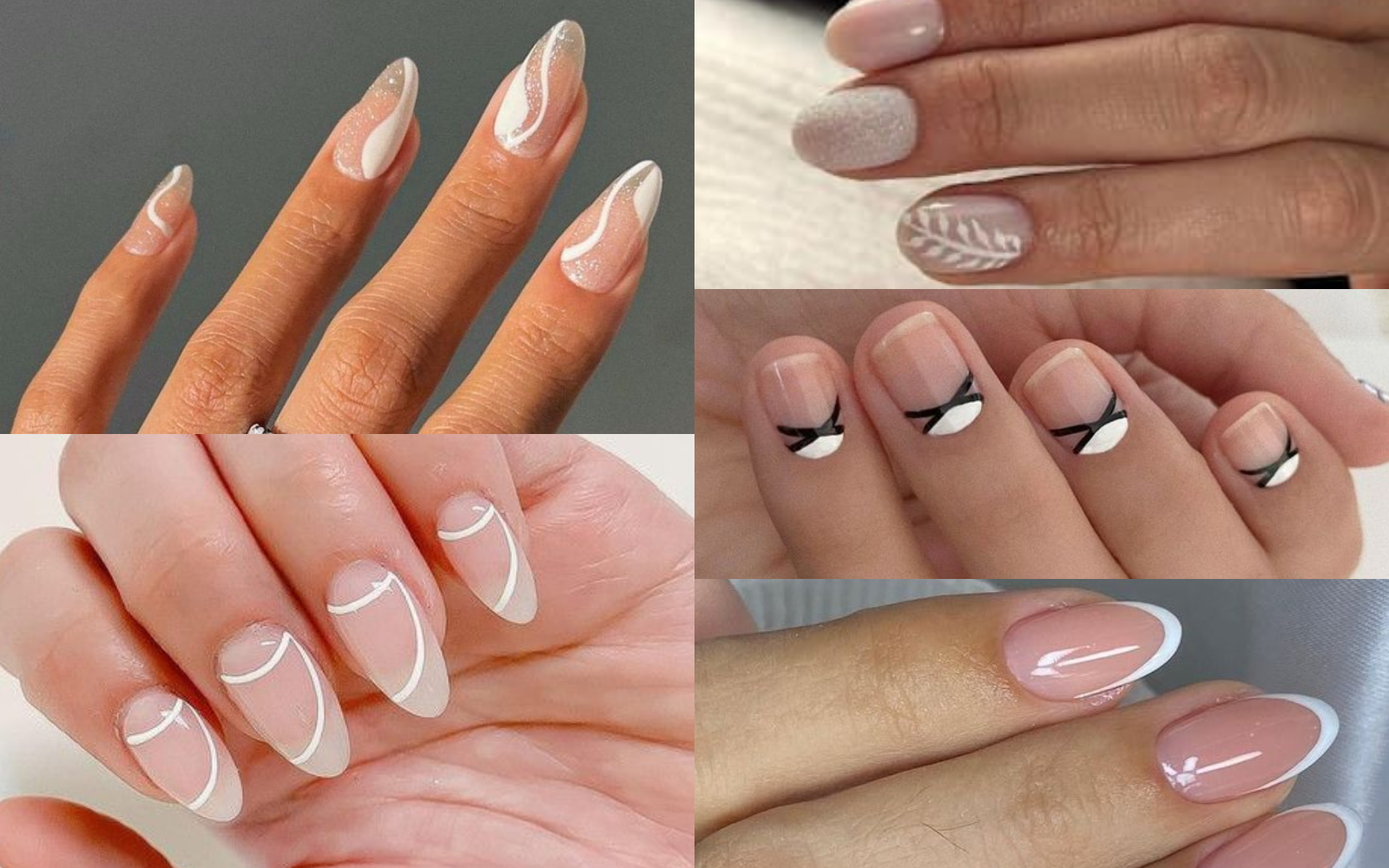 Uñas con transparencia 3