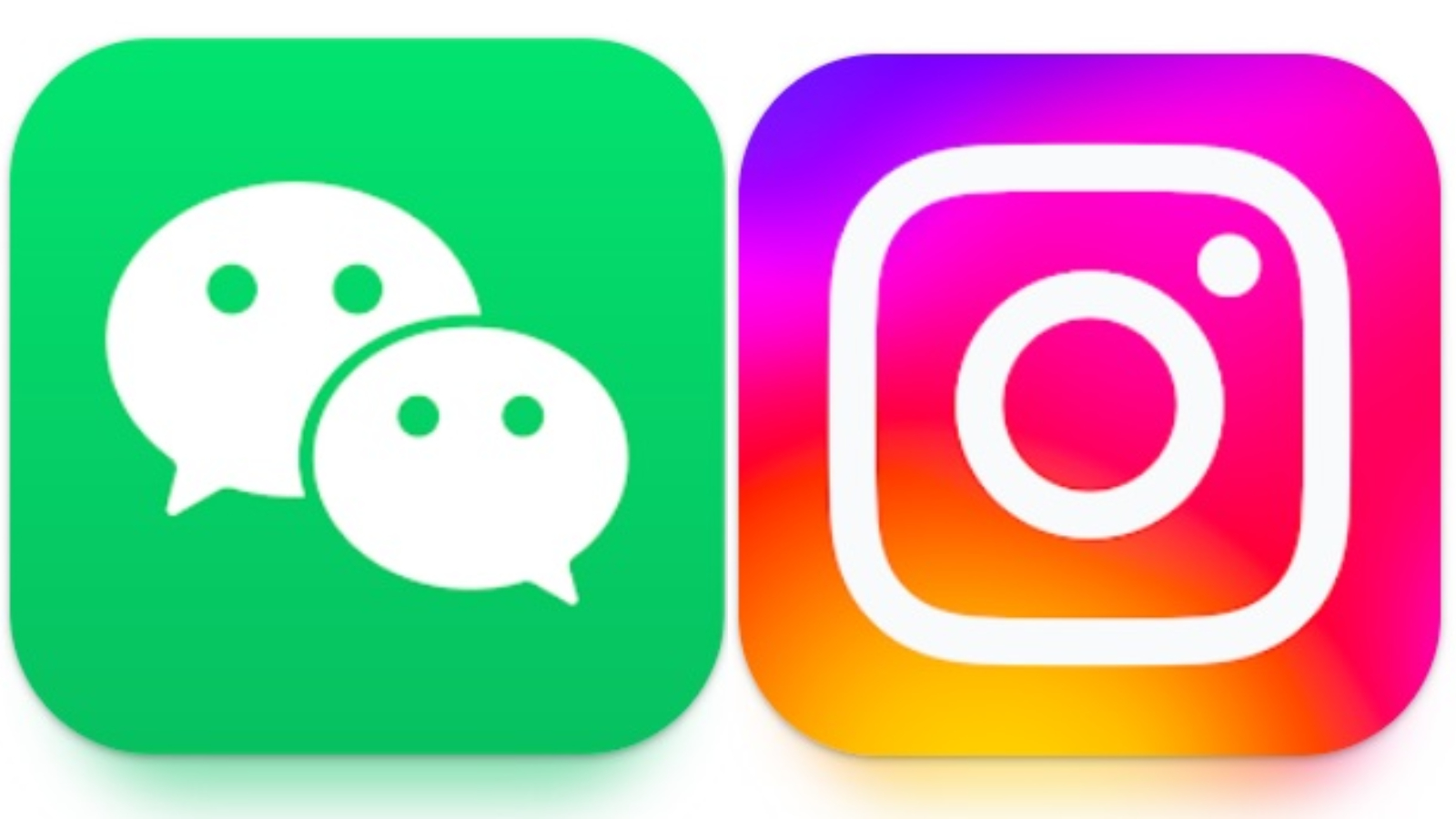 WeChat con Instagram