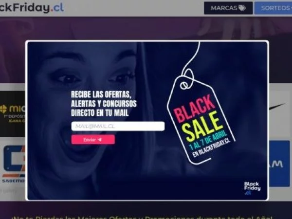 Black Sale página web