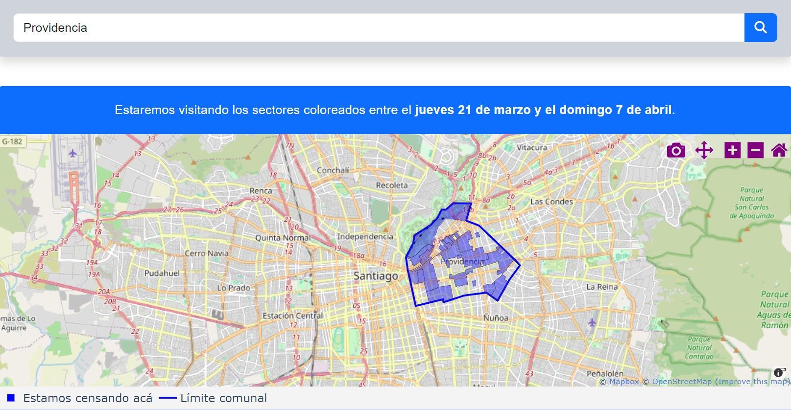 Dónde está el censo providencia