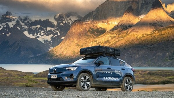 El recorrido del Volvo C40 Recharge a lo largo de Chile