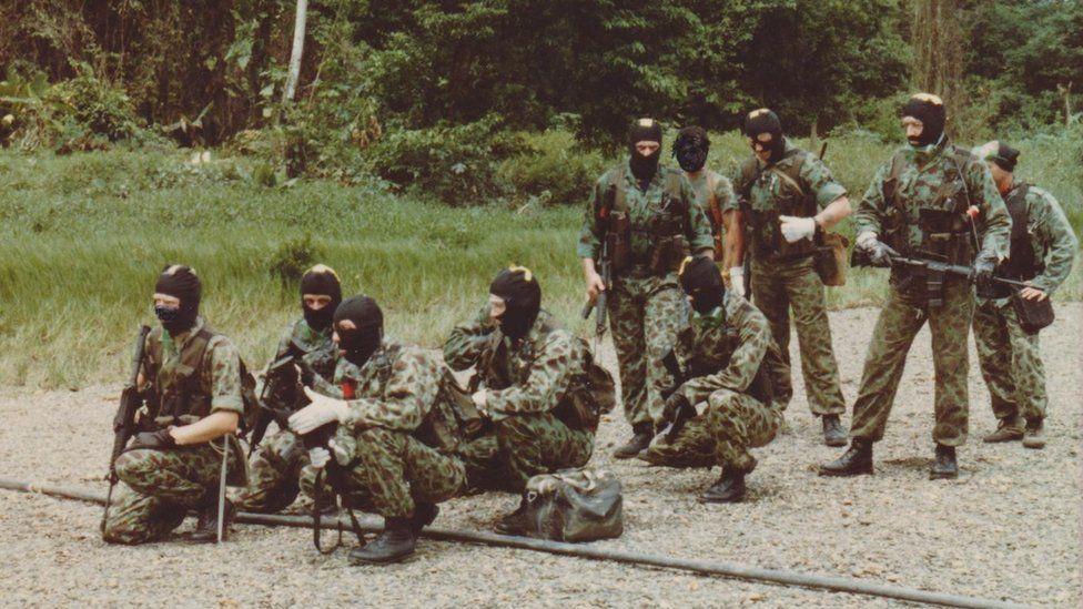  Los mercenarios entrenaron en Colombia para ejecutar el ataque.