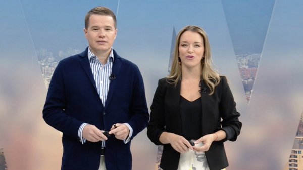 Carla Zunino y Davor Gjuranovic en 24 AM.