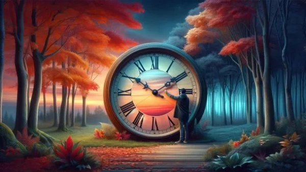 Cambio de hora en otoño.