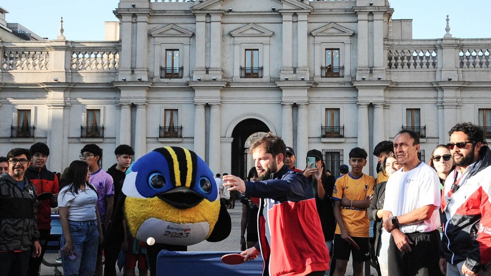 Gabriel Boric en el Día del Deporte