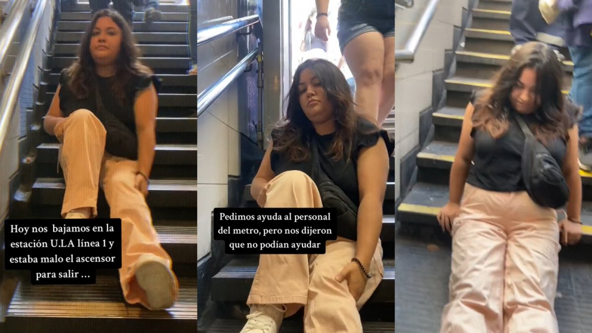 VIDEO: joven en silla de ruedas denuncia que debió subir escalera del ...