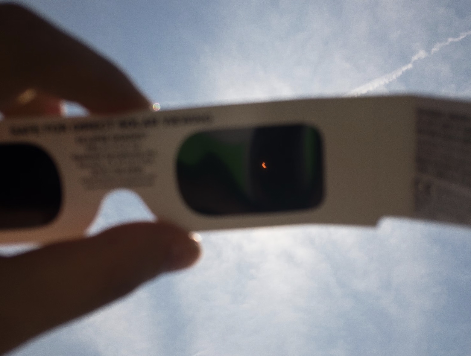 Anteojos eclipse solar total