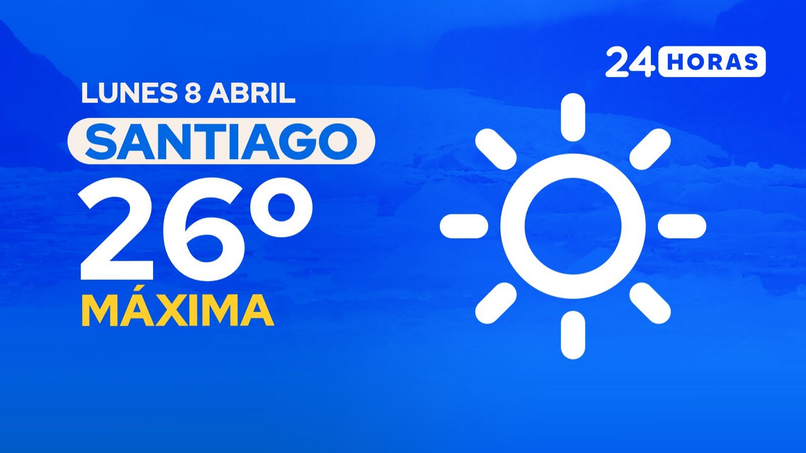El tiempo en Santiago: lunes 8 de abril de 2024