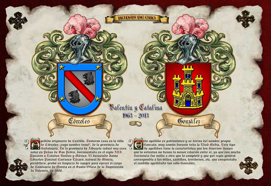 Imagen de escudo de apellidos.