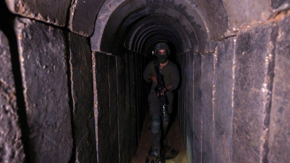 túnel en Gaza