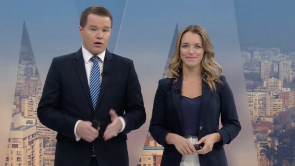 Carla Zunino y Davor Gjuranovic en 24 AM.