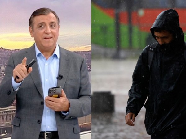 Lluvia en Santiago. Iván Torres