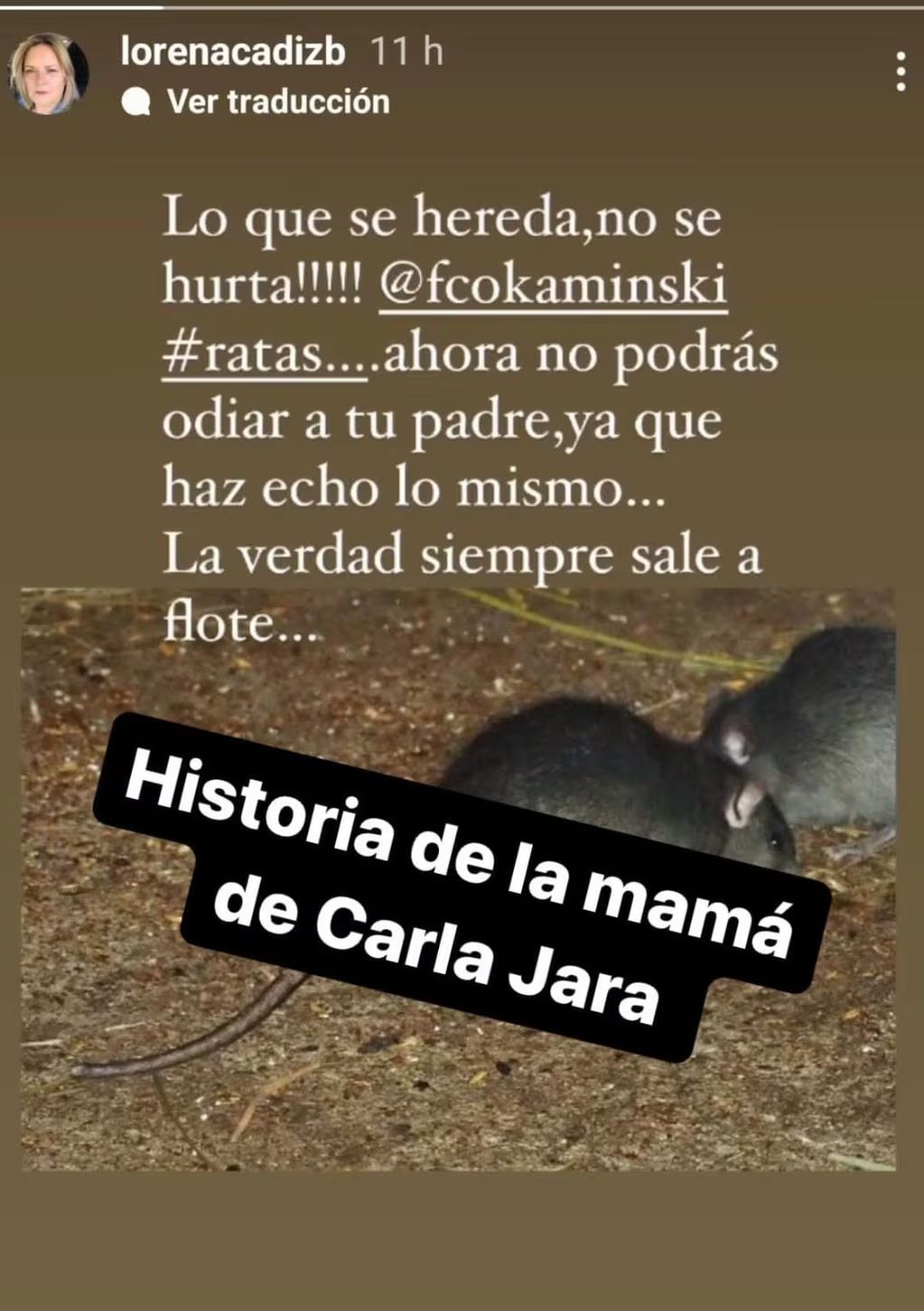 Historia de la madre de Carla Jara