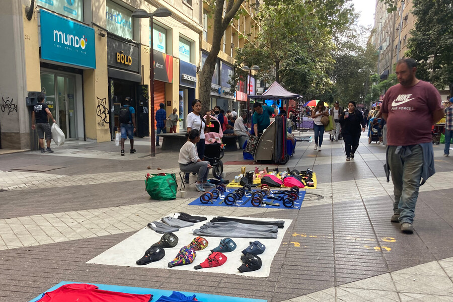 Comercio ambulante.