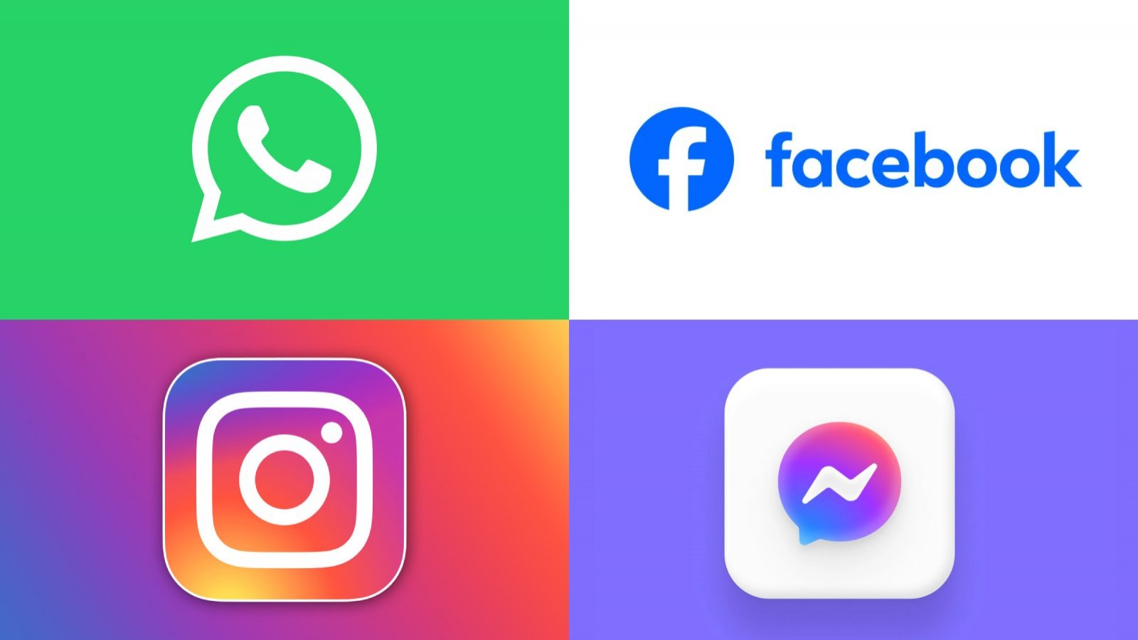 WhatsApp, Facebook, Instagram y Messenger