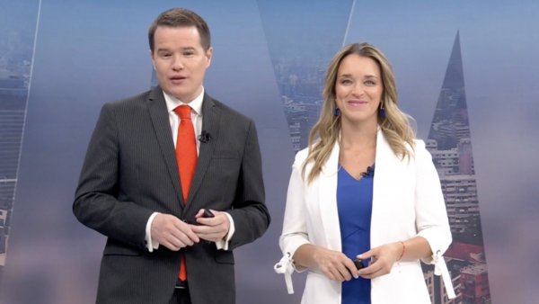 Carla Zunino y Davor Gjuranovic en 24 AM.