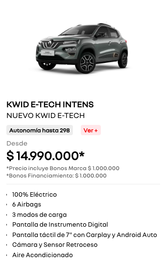 Renault Kwid E-Tech