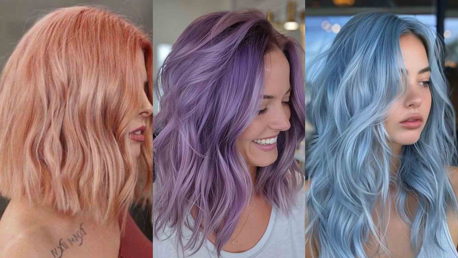 Colores pasteles para tu corte de cabello