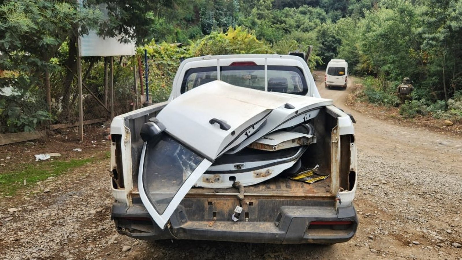 Piezas de auto robado