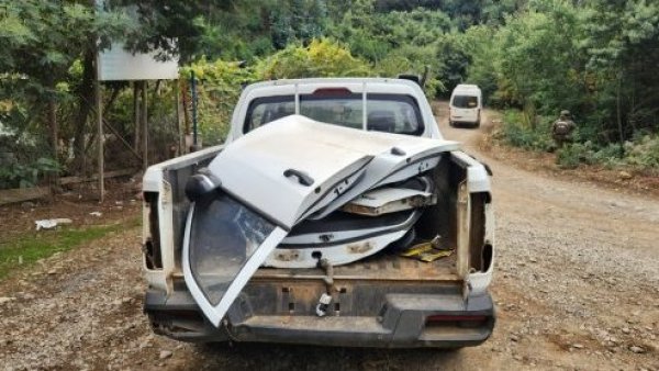 Piezas de auto robado