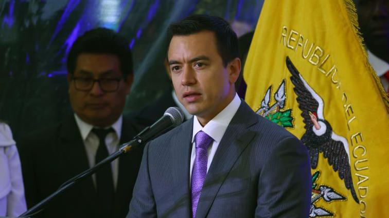 Daniel Noboa, presidente de Ecuador