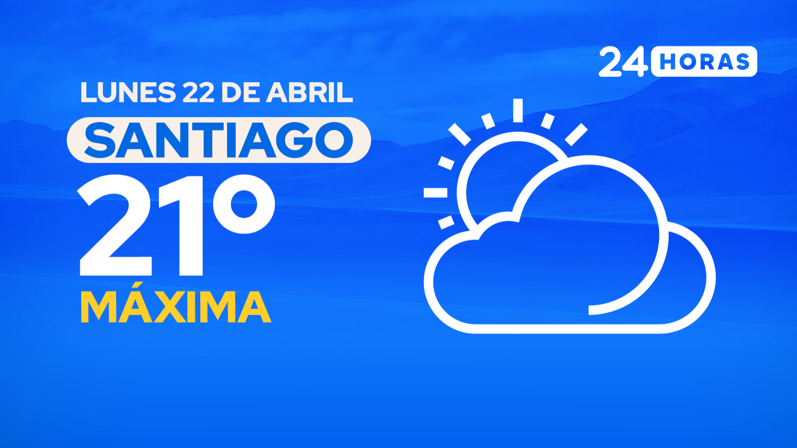 El tiempo en Santiago: lunes 22 de abril de 2024