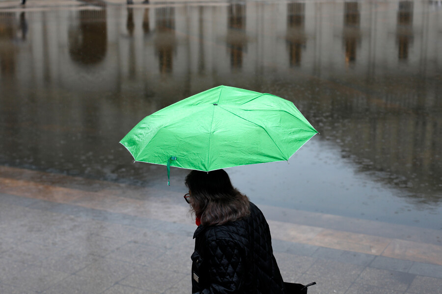 Lluvia en Santiago