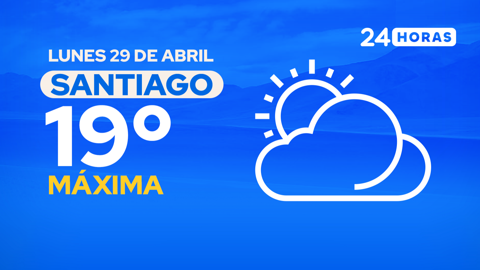 El tiempo en Santiago: lunes 29 de abril de 2024