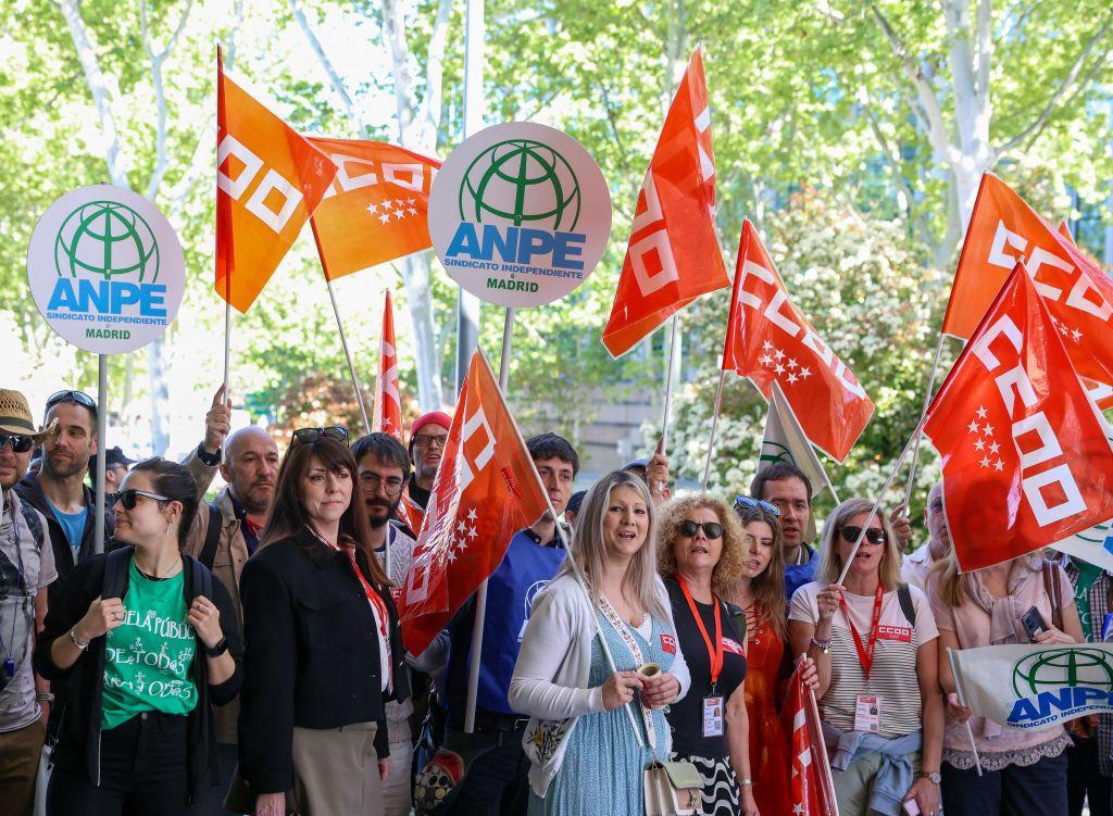 Manifestación docentes. 