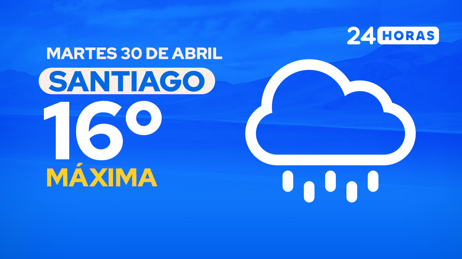 El tiempo en Santiago: martes 30 de abril de 2024