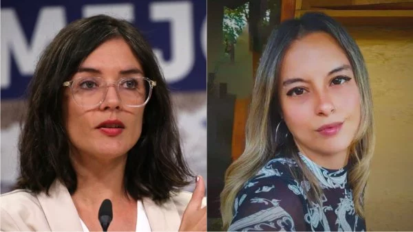 Camila Vallejo y Francisca Sandoval.