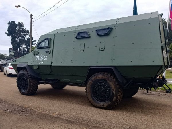 Nuevo vehículo blindado para la Macrozona Sur