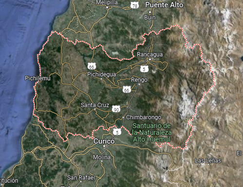 Región de O'Higgins.