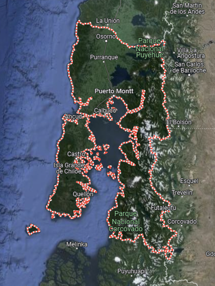 Región de Los Lagos.