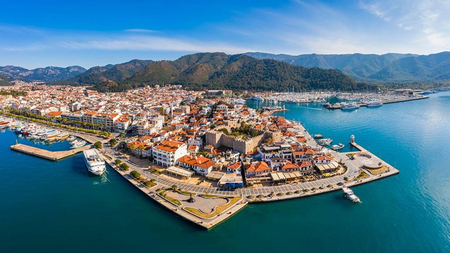 Panorámica de la localidad turca de Marmaris.