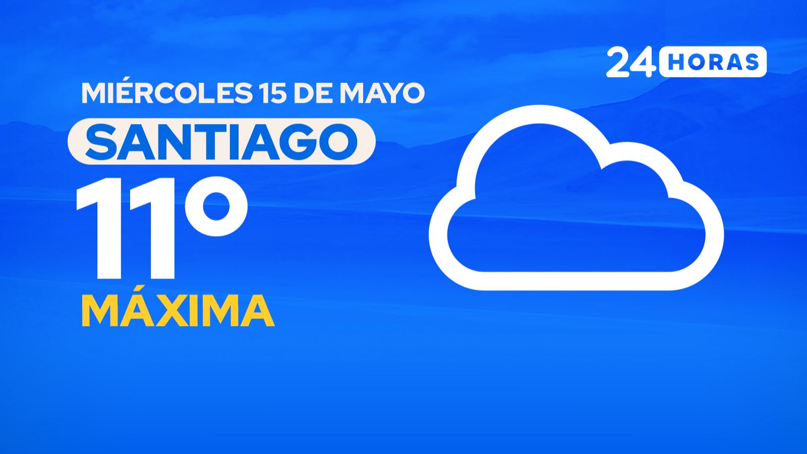 El tiempo en Santiago: miércoles 15 de mayo de 2024