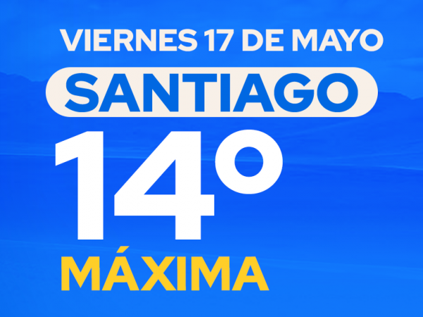 El tiempo en Santiago: viernes 17 de mayo de 2024