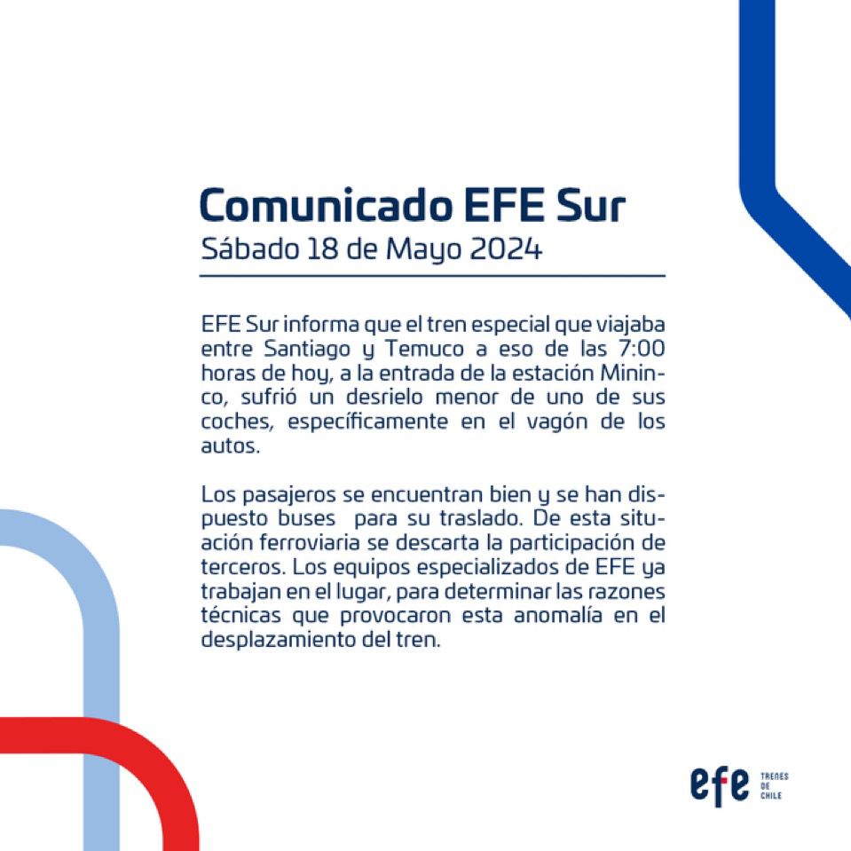 Comunicado EFE