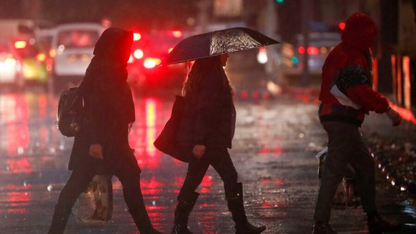 Lluvia en Santiago