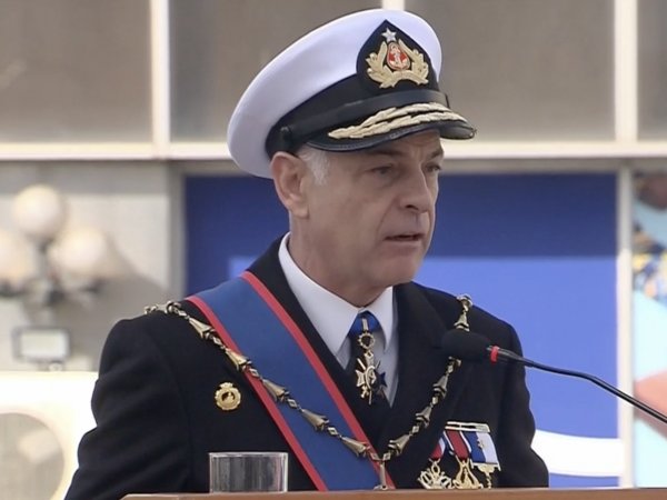 Juan Andrés de la Maza, comandante en jefe de la Armada