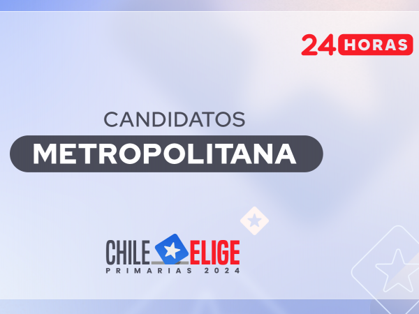 Candidatos región de Metropolitana en primarias 2024